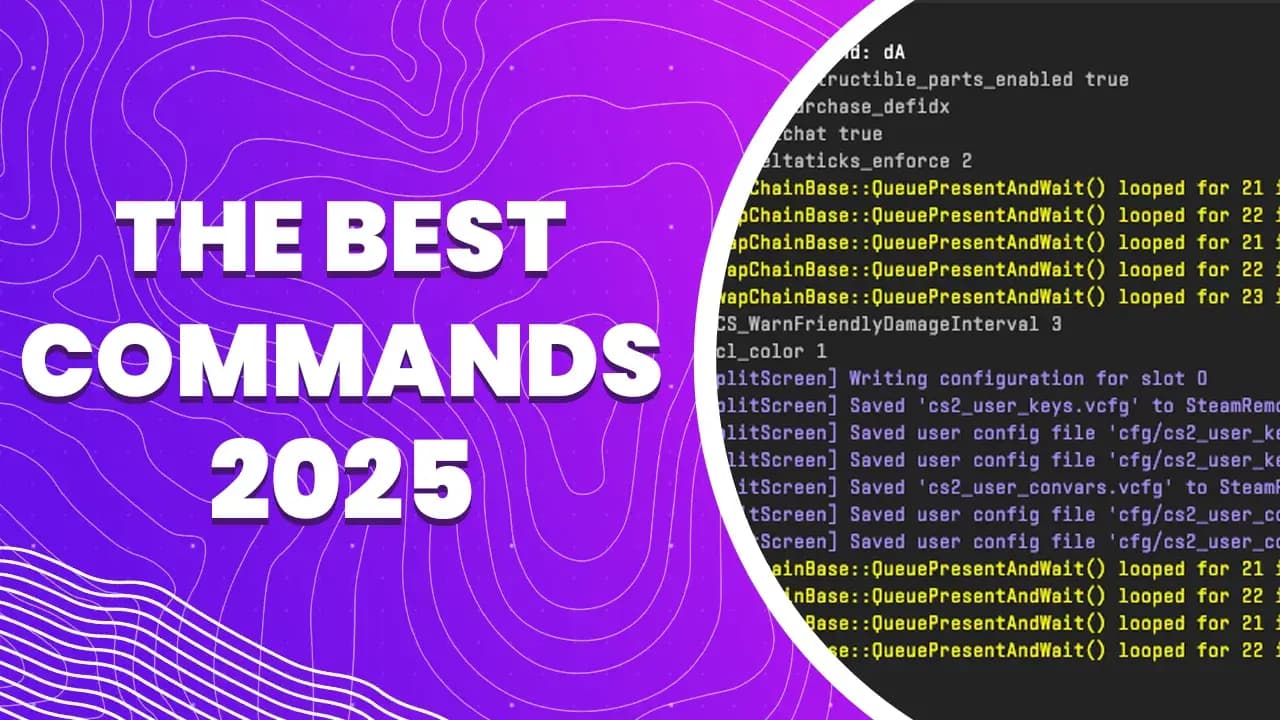The most needed commands in CS2 for training!