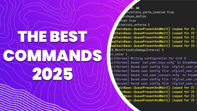 The most needed commands in CS2 for training!