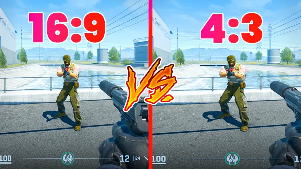 Rozdzielczość w CS2 - jaka najlepsza, 4:3 vs 16:9, jak grają pro?